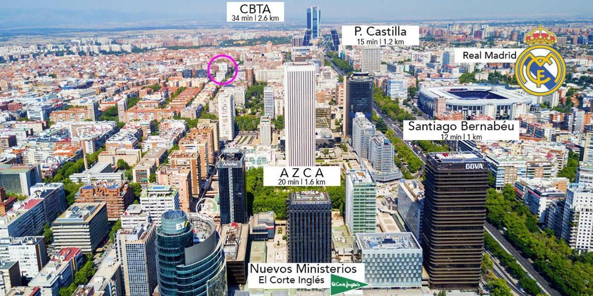 Bernabeu - Cuzco - Eurobuilding 2 Luxury Apartment Madrid Exteriör bild